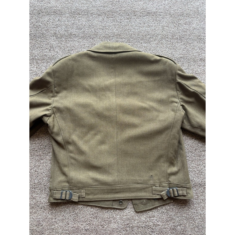 VTG WWII US Army M-1944 Wool Field Ike Jacket⭐️Corporal Chevrons 1940s Cropped⭐️ - Picture 11 of 16